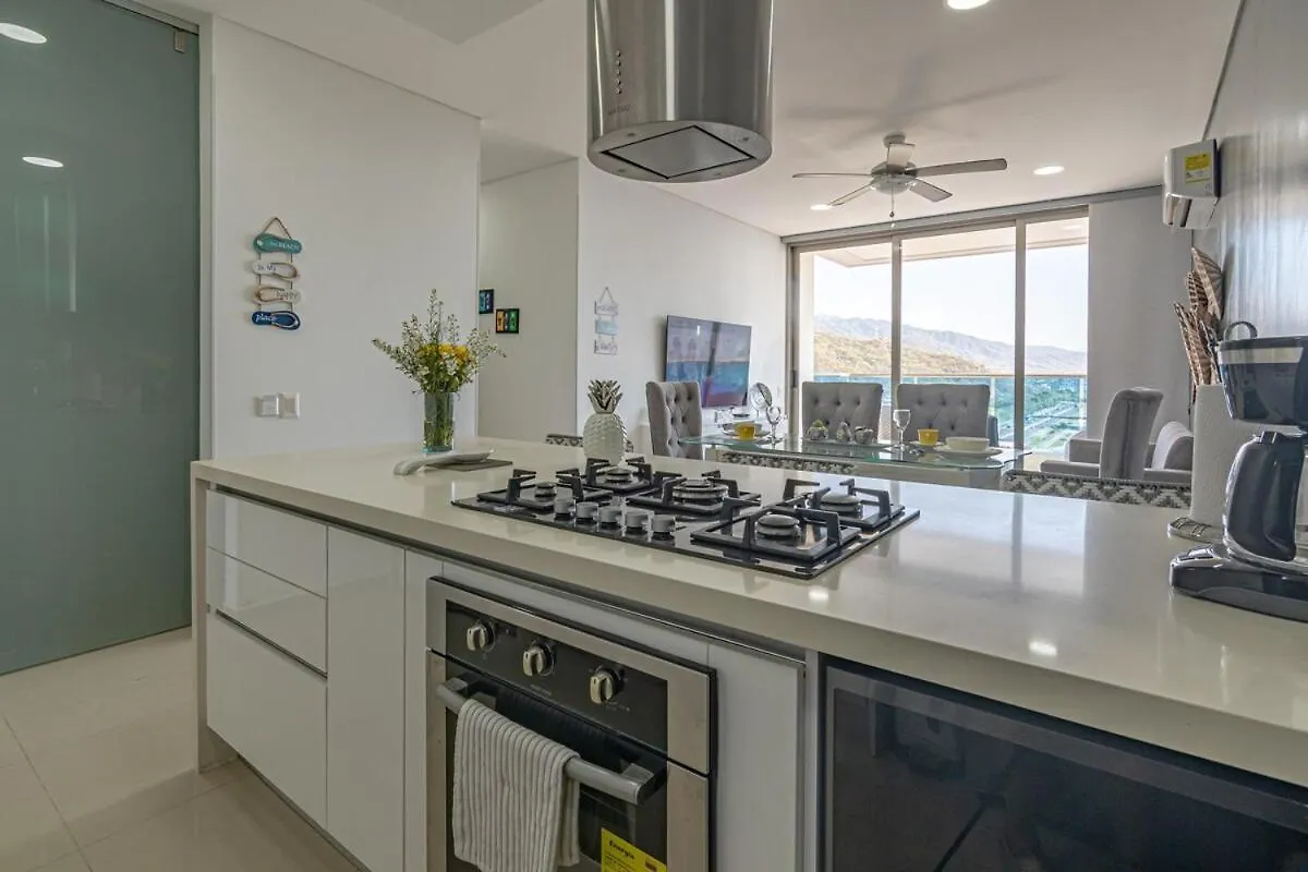 Lujoso Apartamento En Santa Marta Gaira
